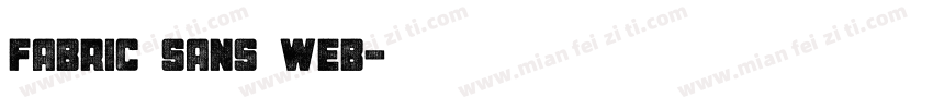 Fabric Sans Web字体转换